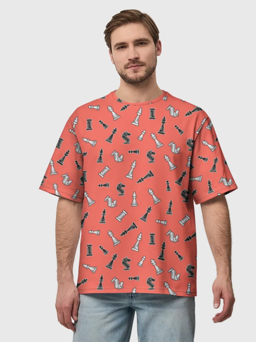 Men's oversized cotton T-shirt