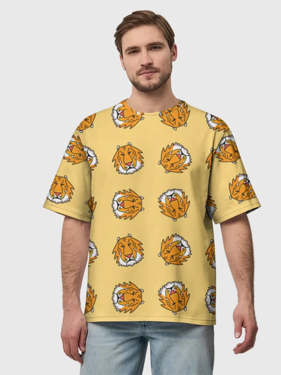Men's oversized cotton T-shirt
