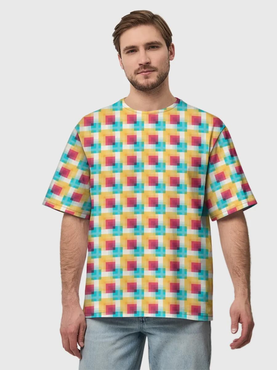 Men's oversized cotton T-shirt