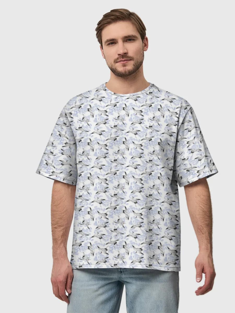 Men's oversized cotton T-shirt