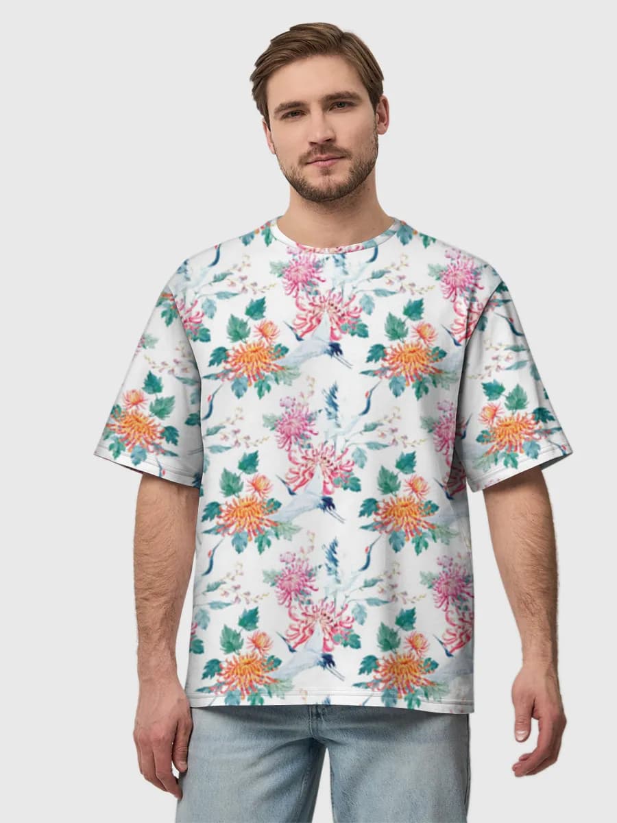 Men's oversized cotton T-shirt
