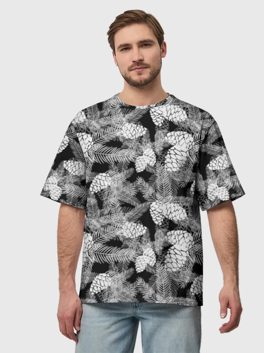 Men's oversized cotton T-shirt