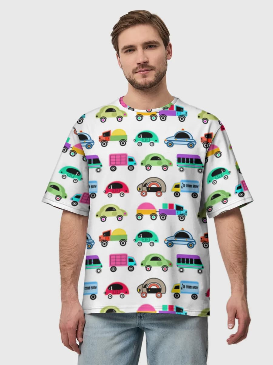 Men's oversized cotton T-shirt