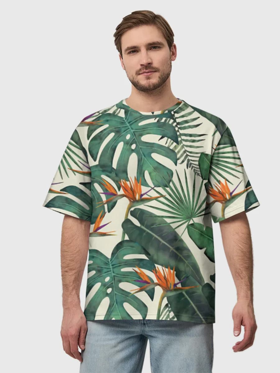 Men's oversized cotton T-shirt