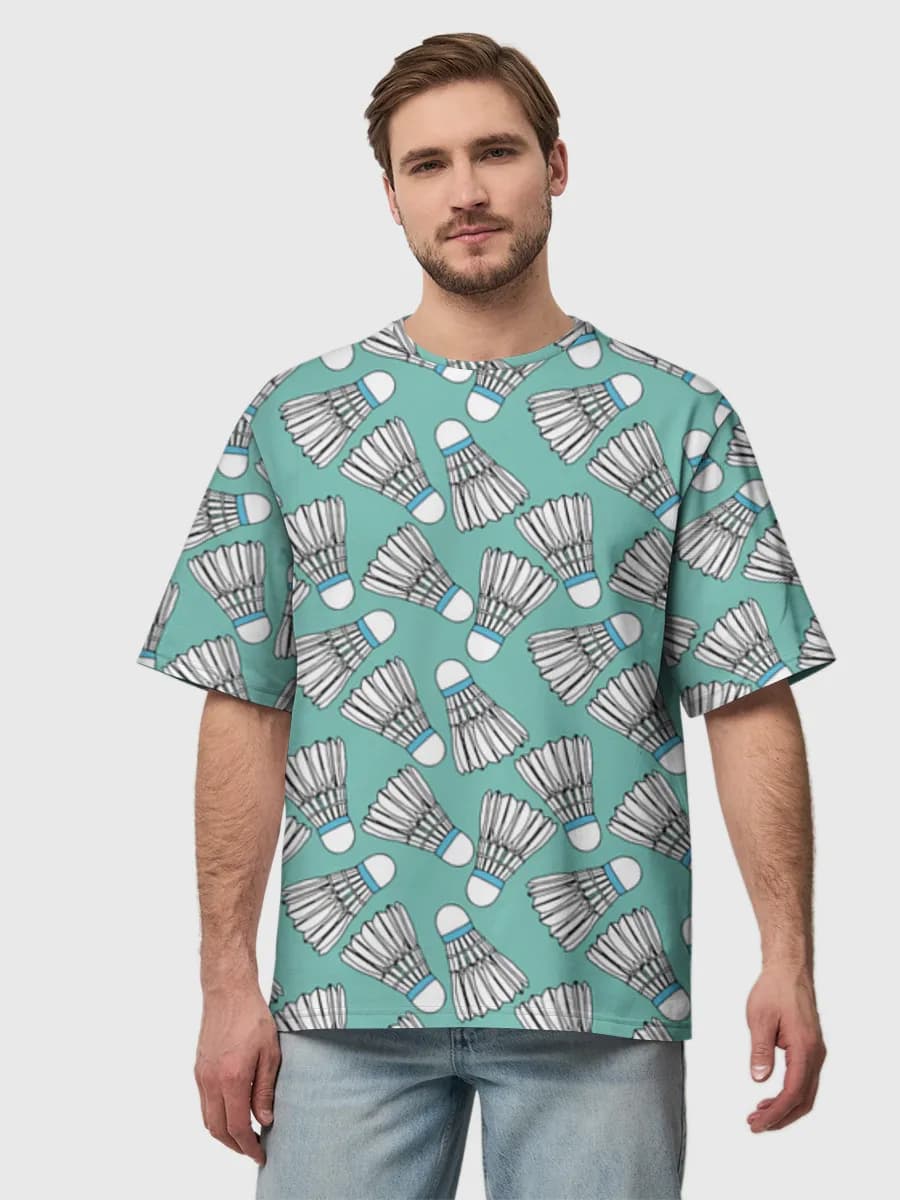 Men's oversized cotton T-shirt