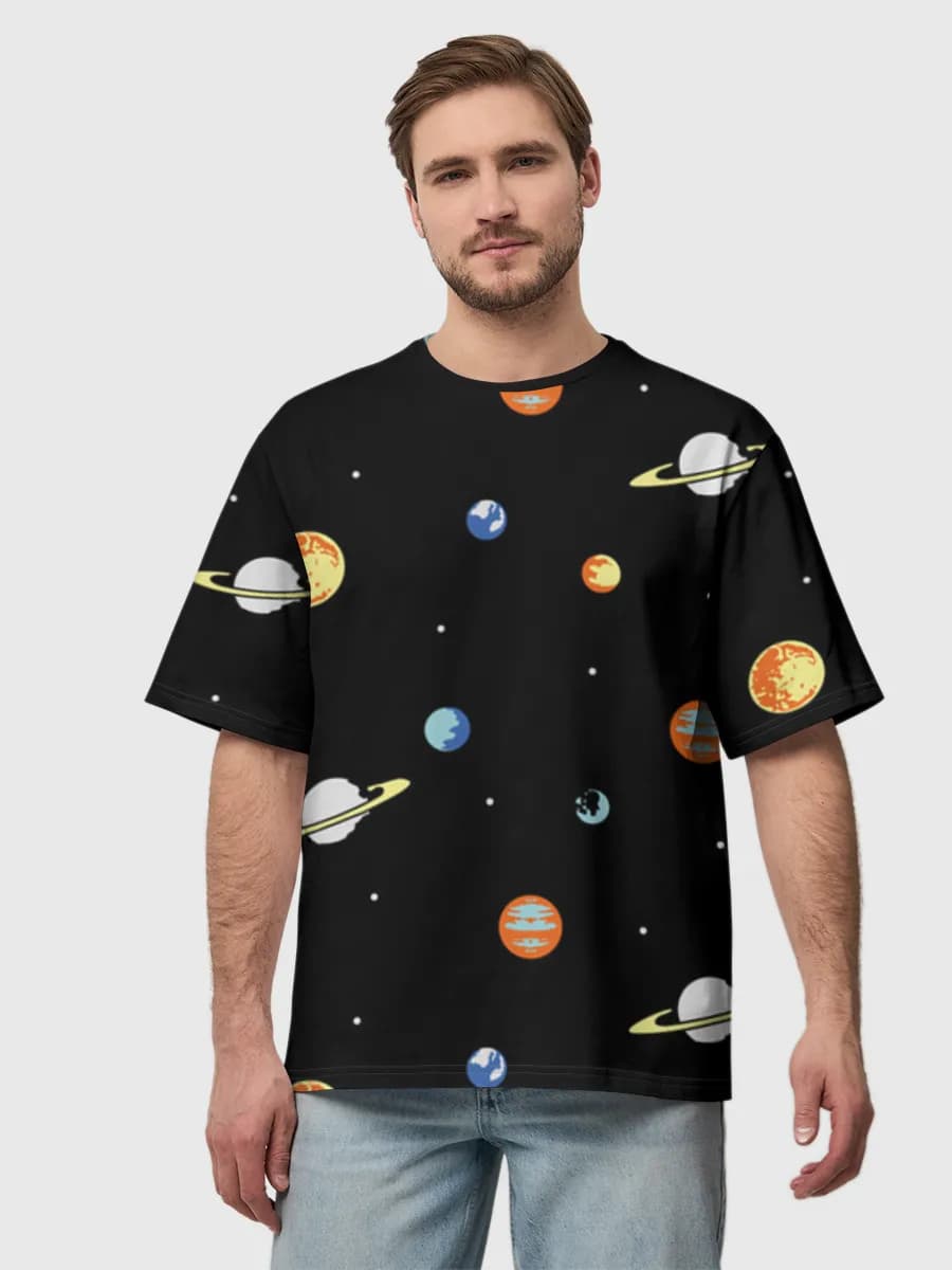 Men's oversized cotton T-shirt