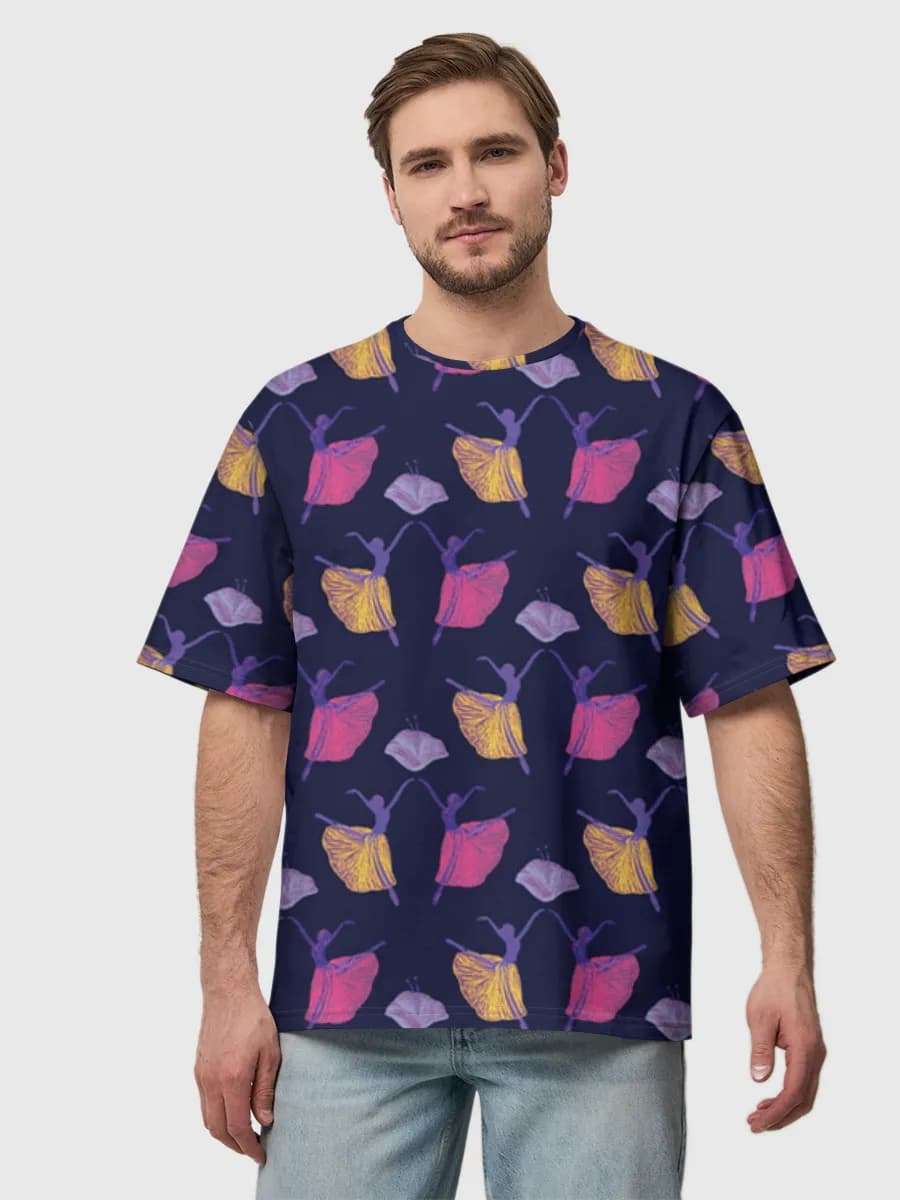 Men's oversized cotton T-shirt