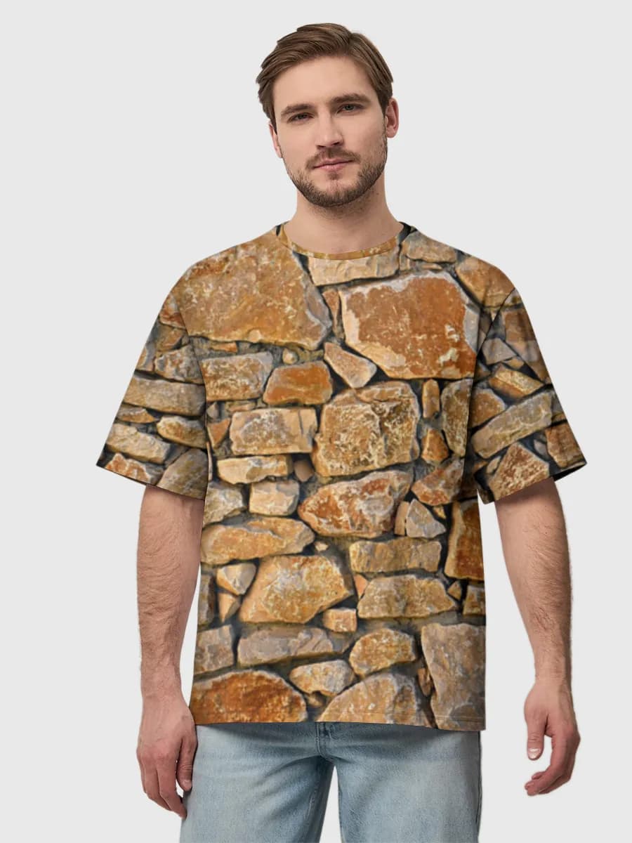 Men's oversized cotton T-shirt