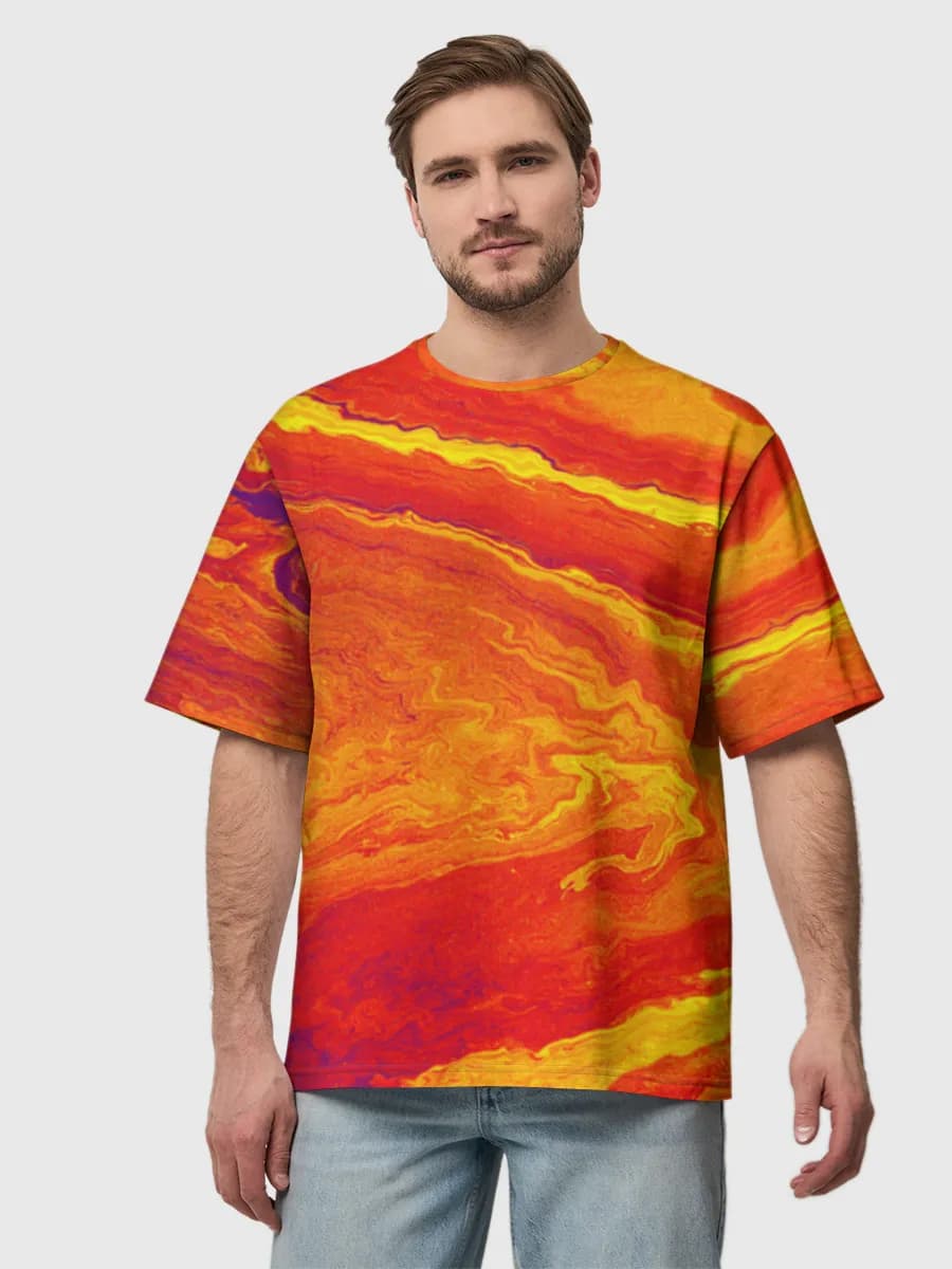 Men's oversized cotton T-shirt