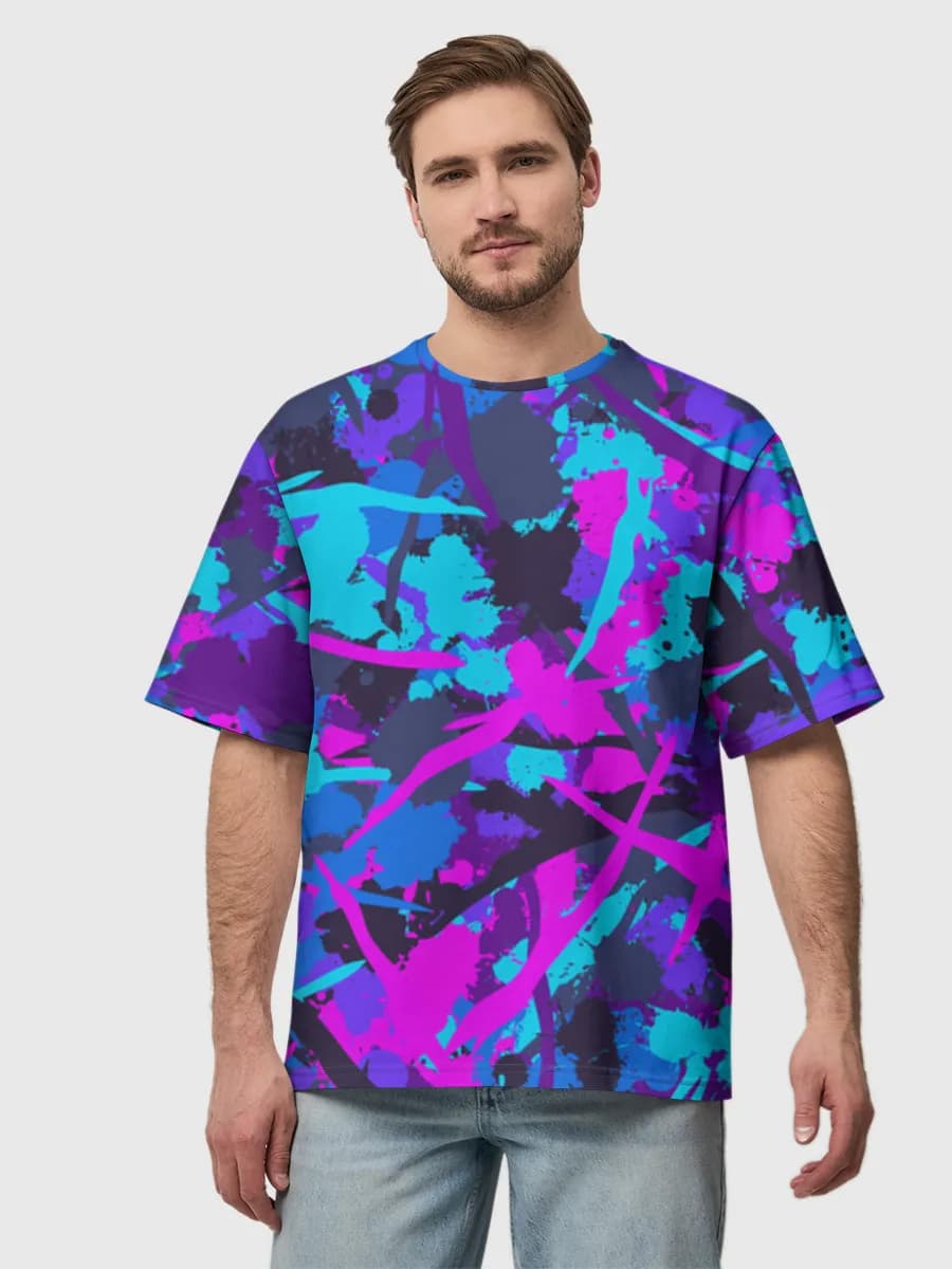 Men's oversized cotton T-shirt