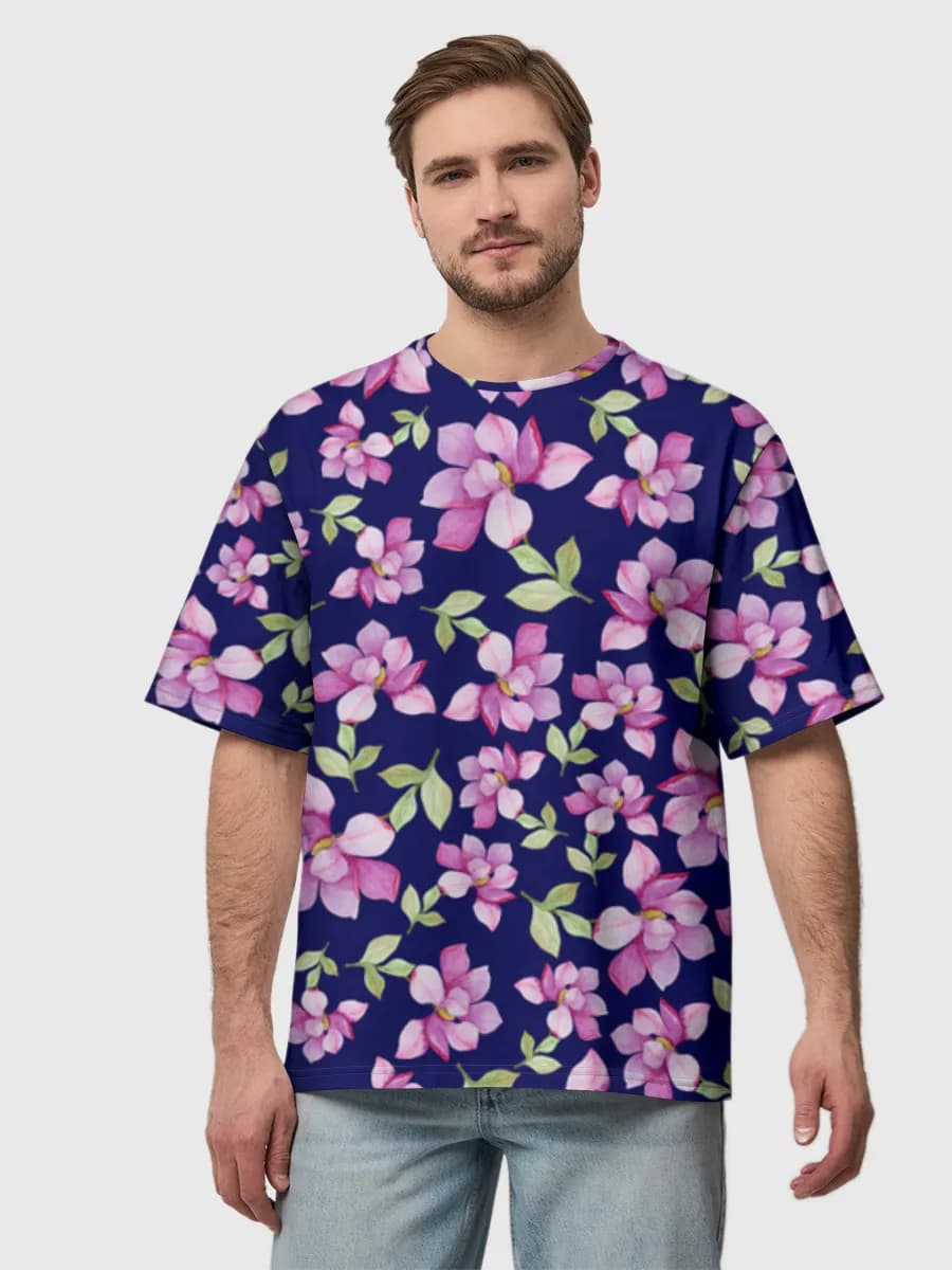Men's oversized cotton T-shirt