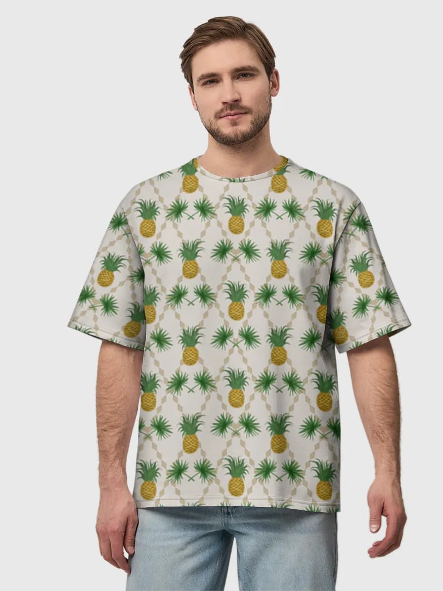 Men's oversized cotton T-shirt