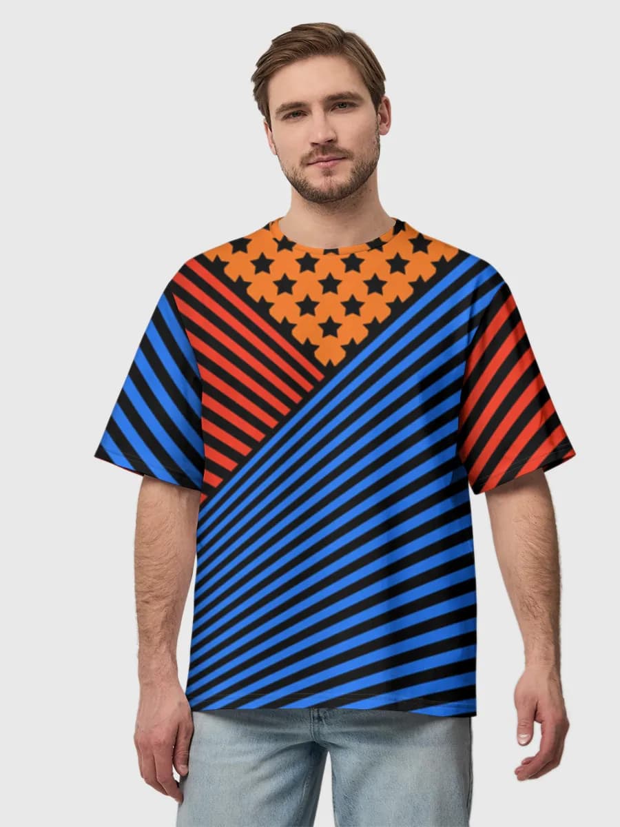 Men's oversized cotton T-shirt