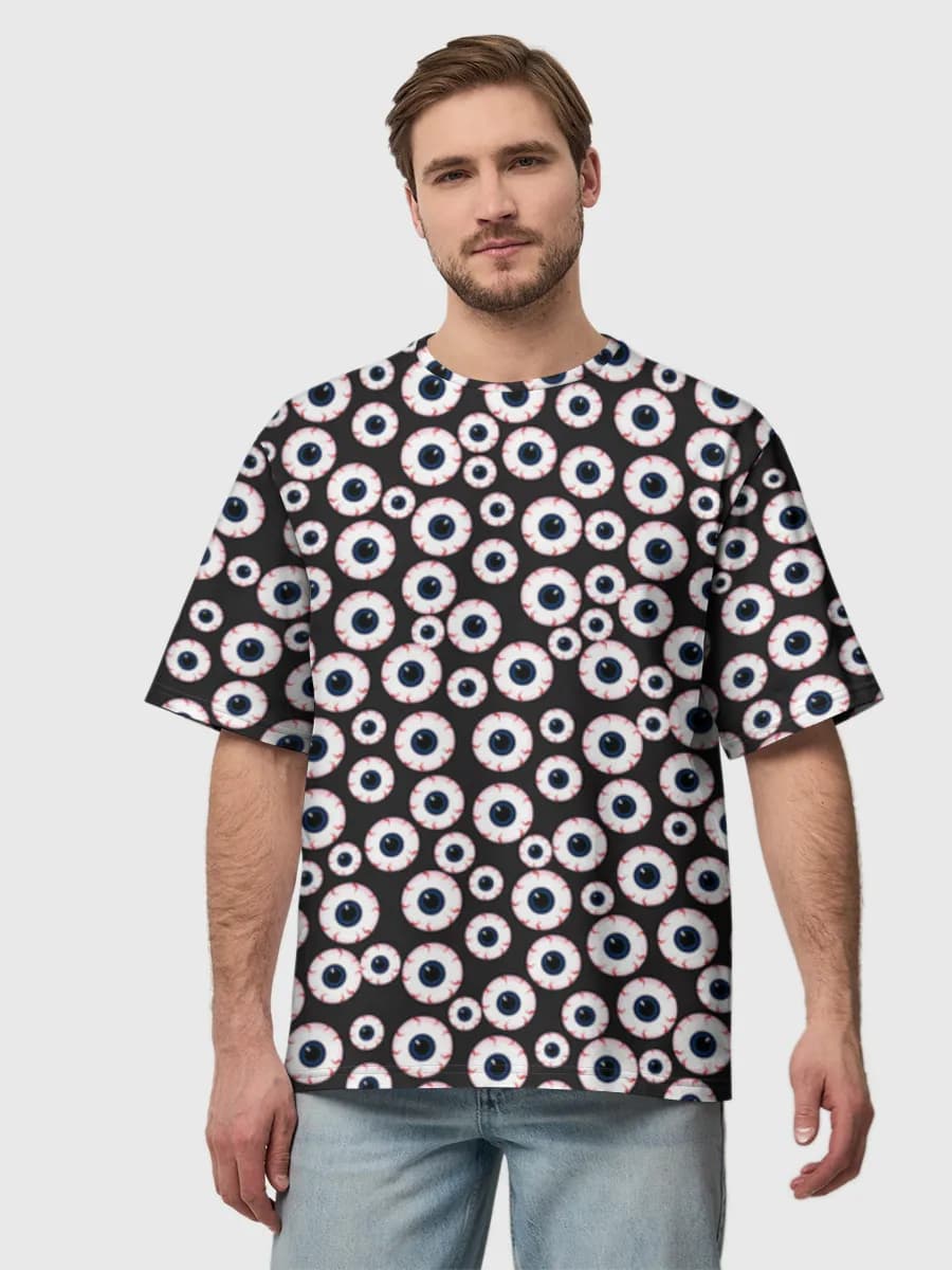 Men's oversized cotton T-shirt