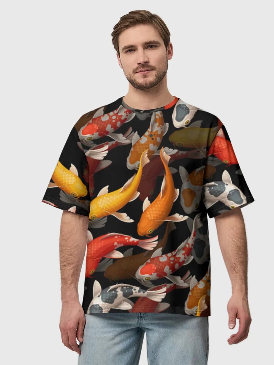 Men's oversized cotton T-shirt