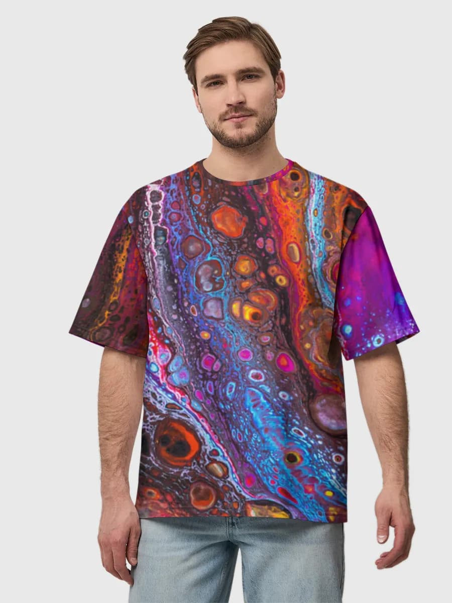 Men's oversized cotton T-shirt