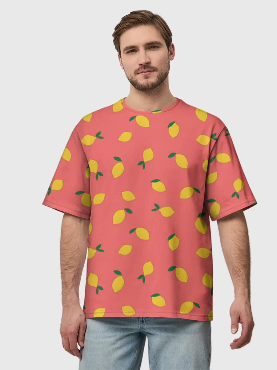 Cute Lemons On Coral