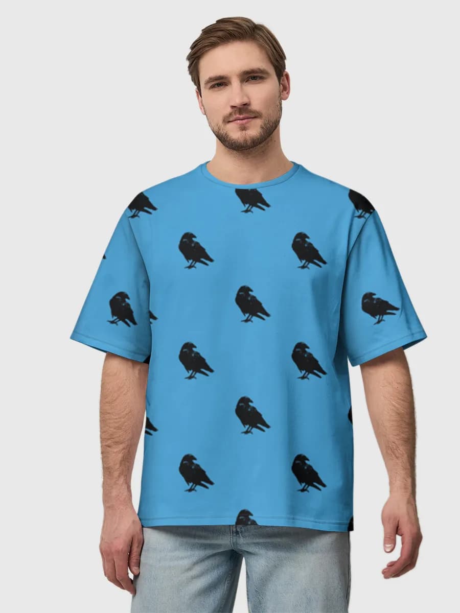 Men's oversized cotton T-shirt