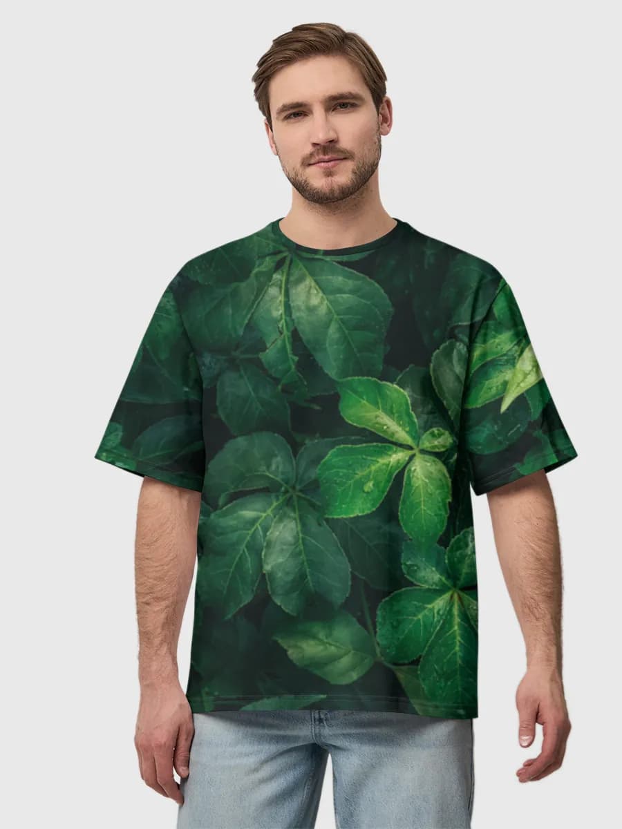 Men's oversized cotton T-shirt