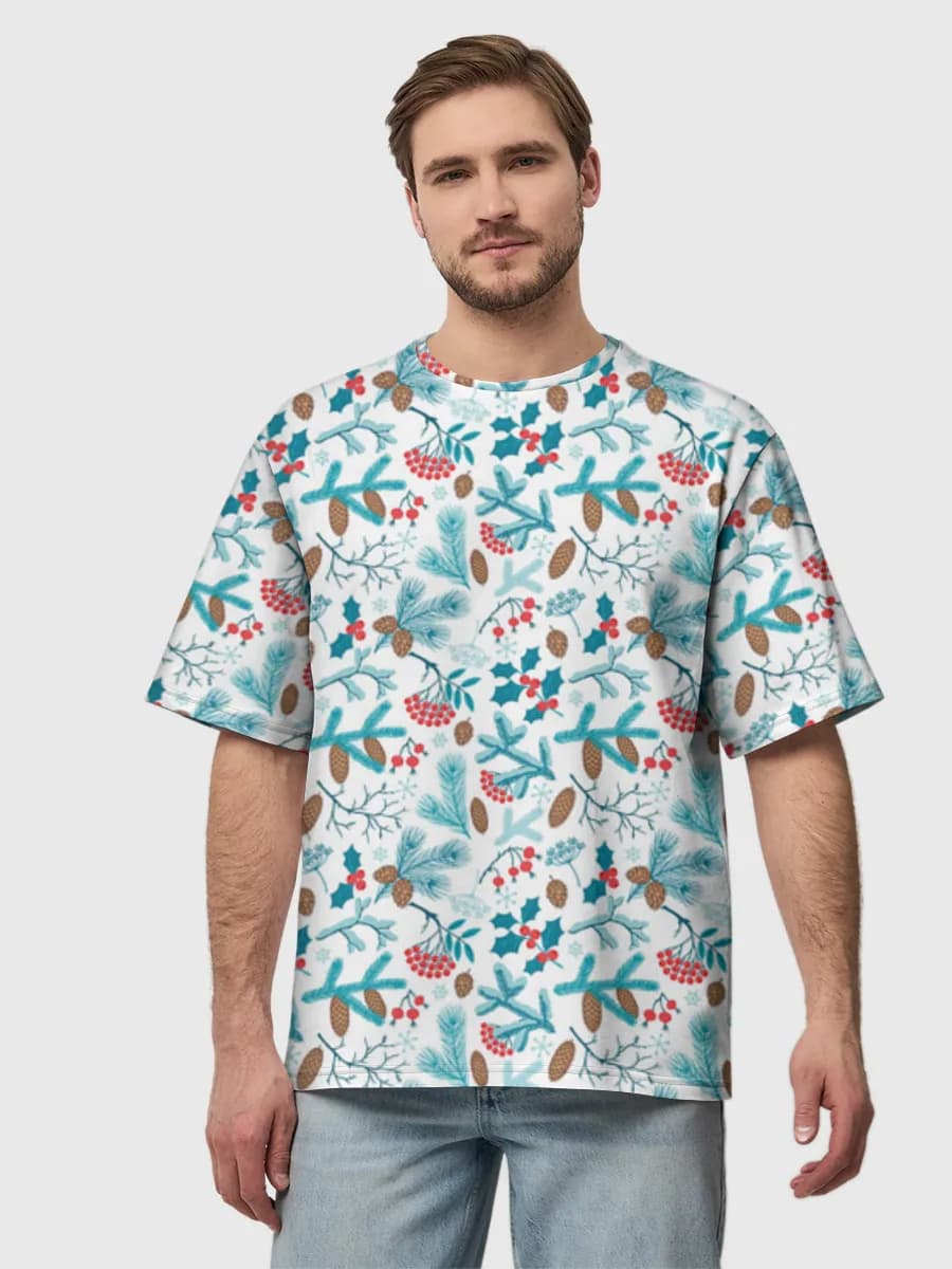 Men's oversized cotton T-shirt