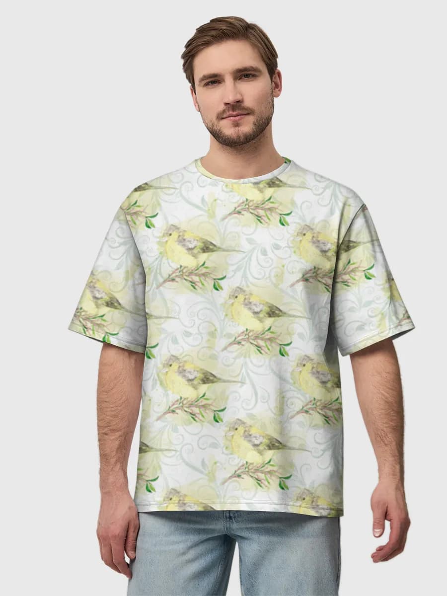 Men's oversized cotton T-shirt