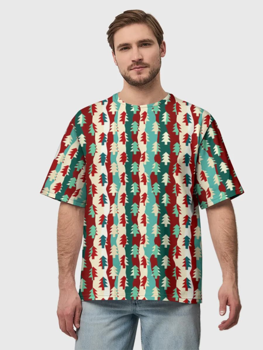 Men's oversized cotton T-shirt