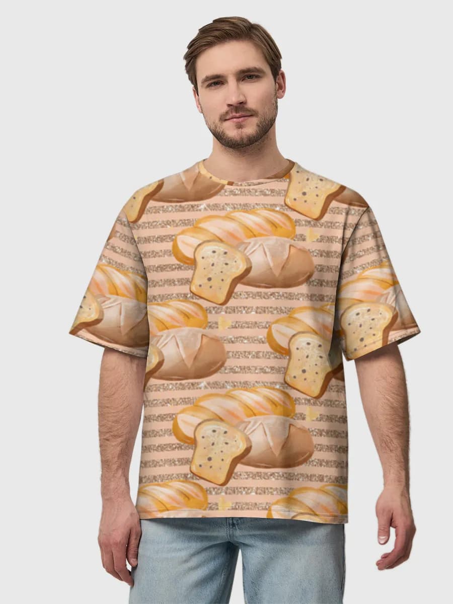 Men's oversized cotton T-shirt
