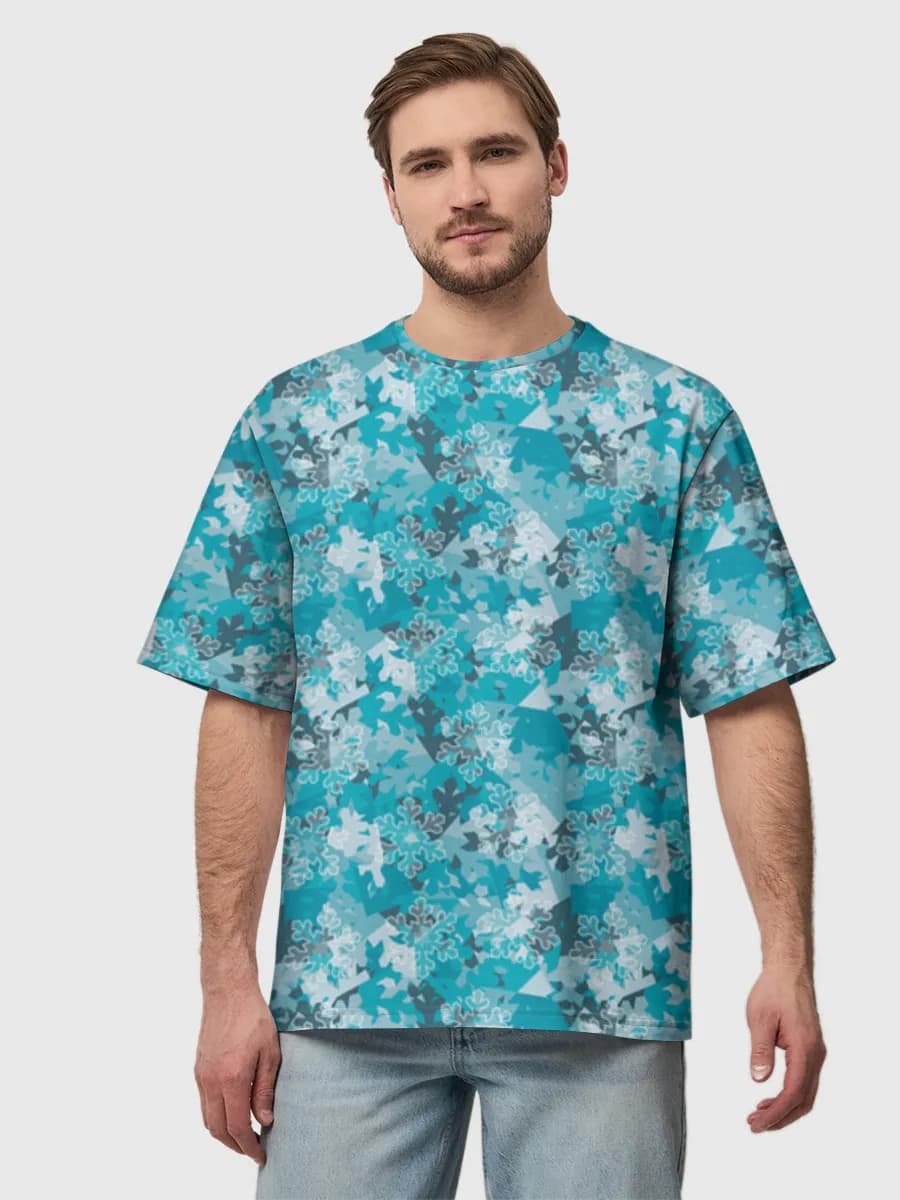 Men's oversized cotton T-shirt