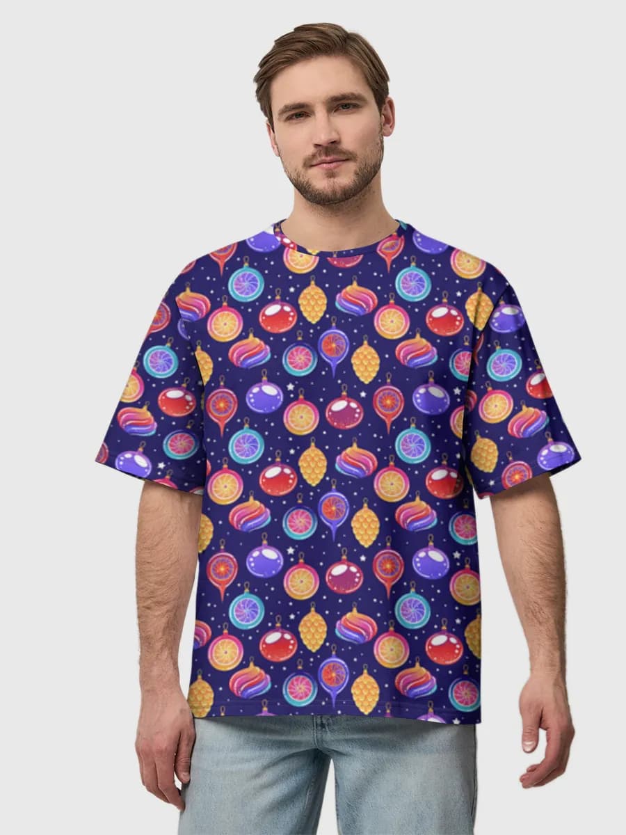 Men's oversized cotton T-shirt