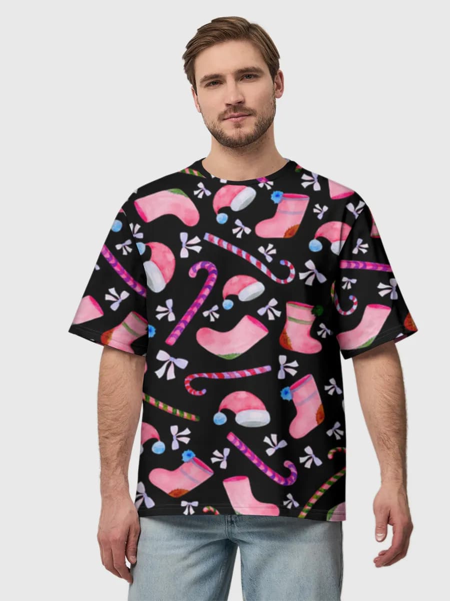 Men's oversized cotton T-shirt