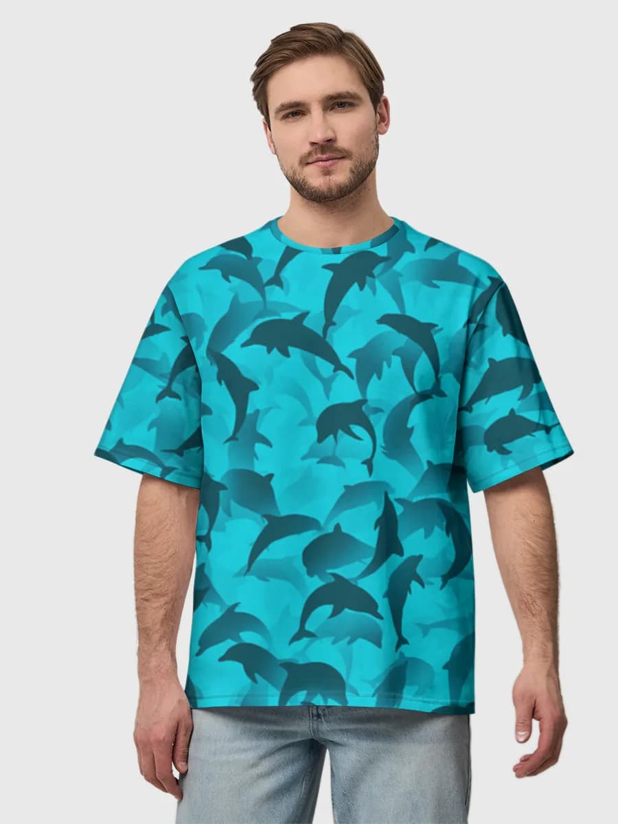Men's oversized cotton T-shirt