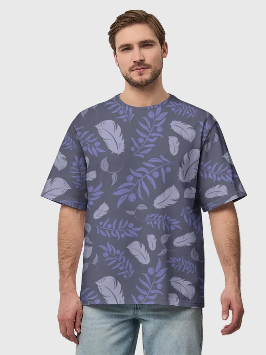 Men's oversized cotton T-shirt