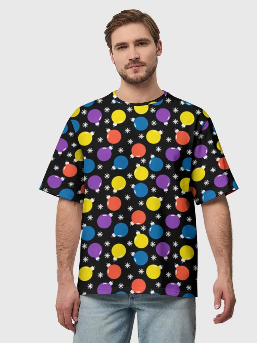 Men's oversized cotton T-shirt