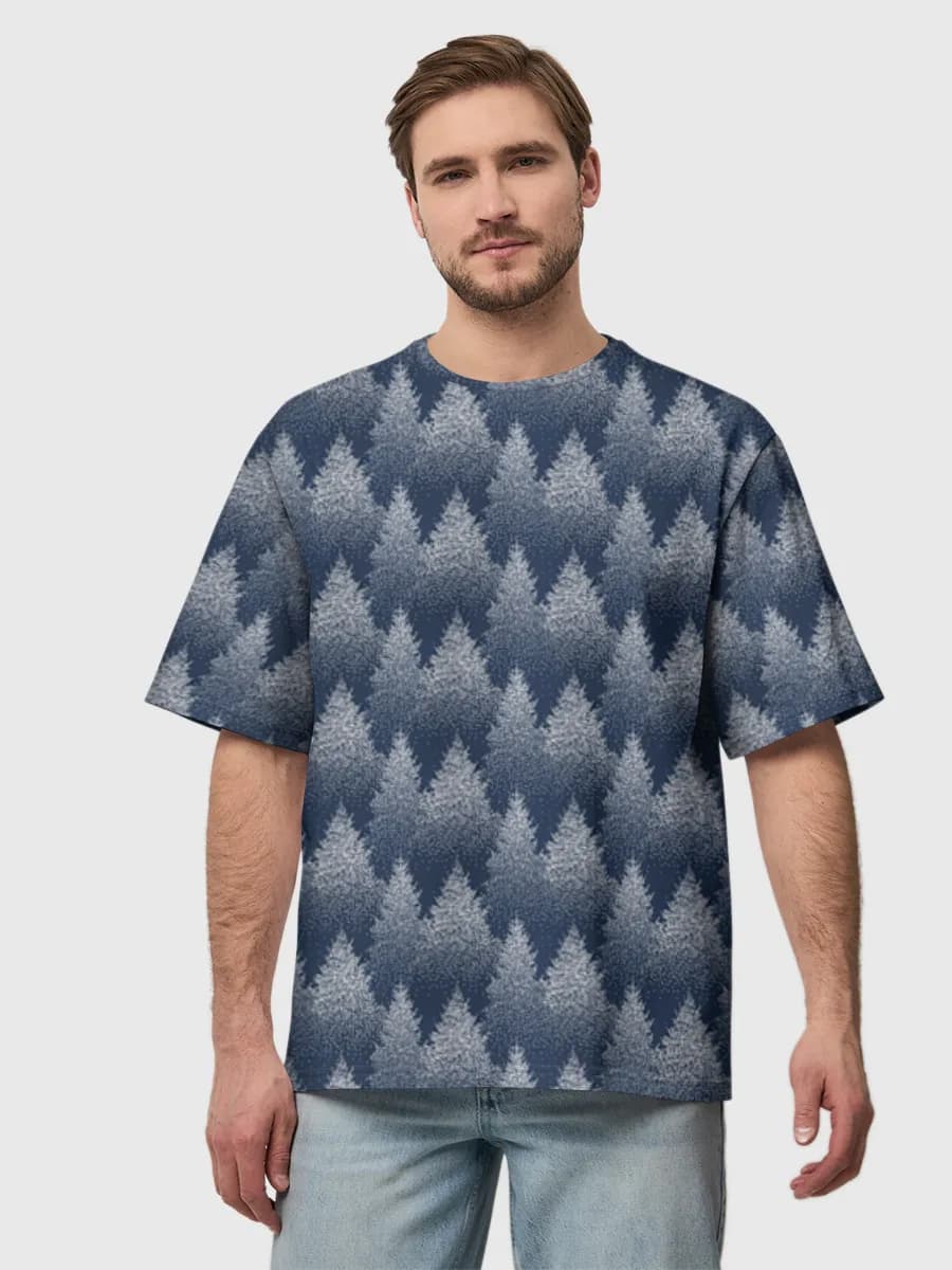 Men's oversized cotton T-shirt