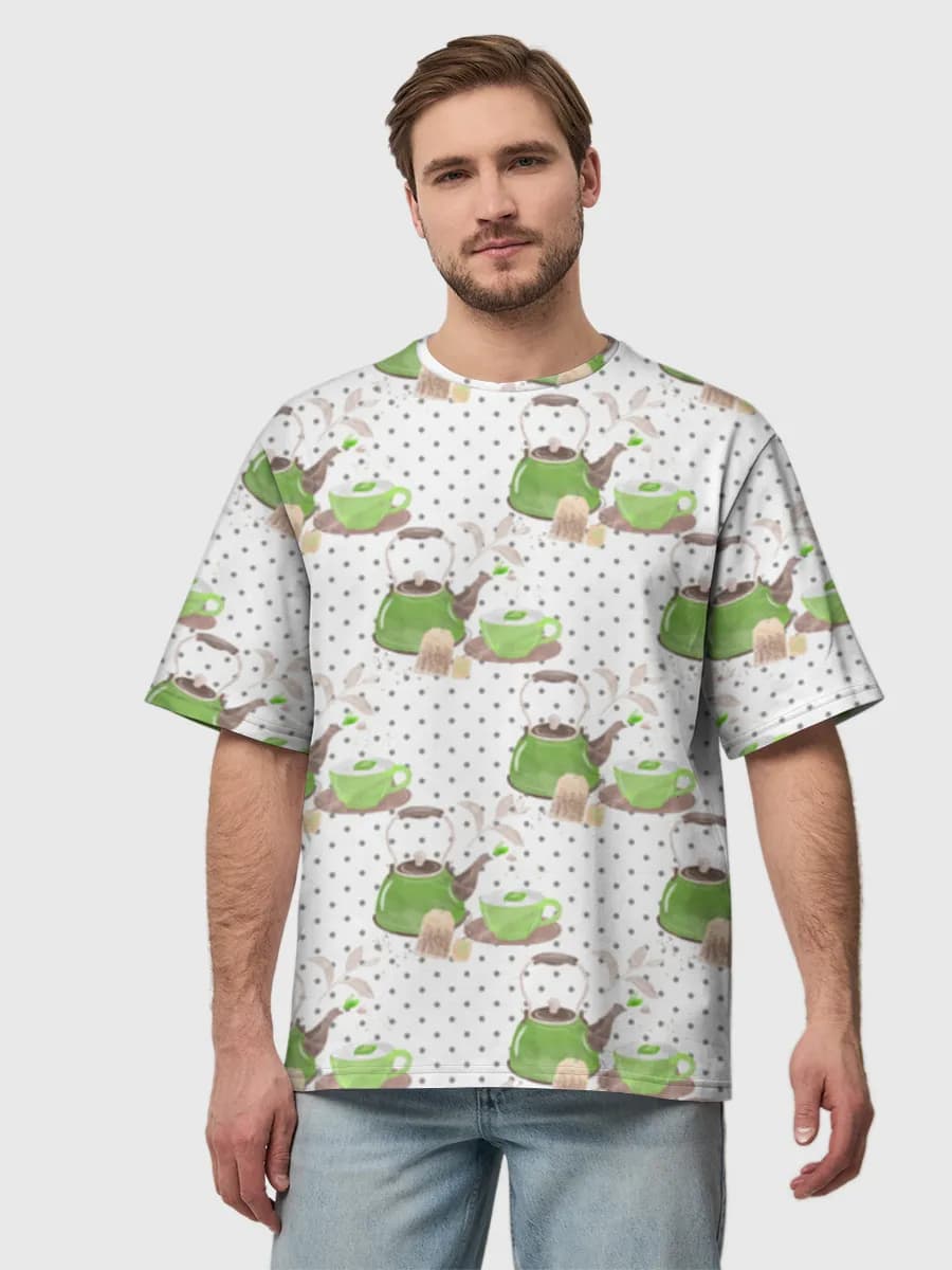 Men's oversized cotton T-shirt