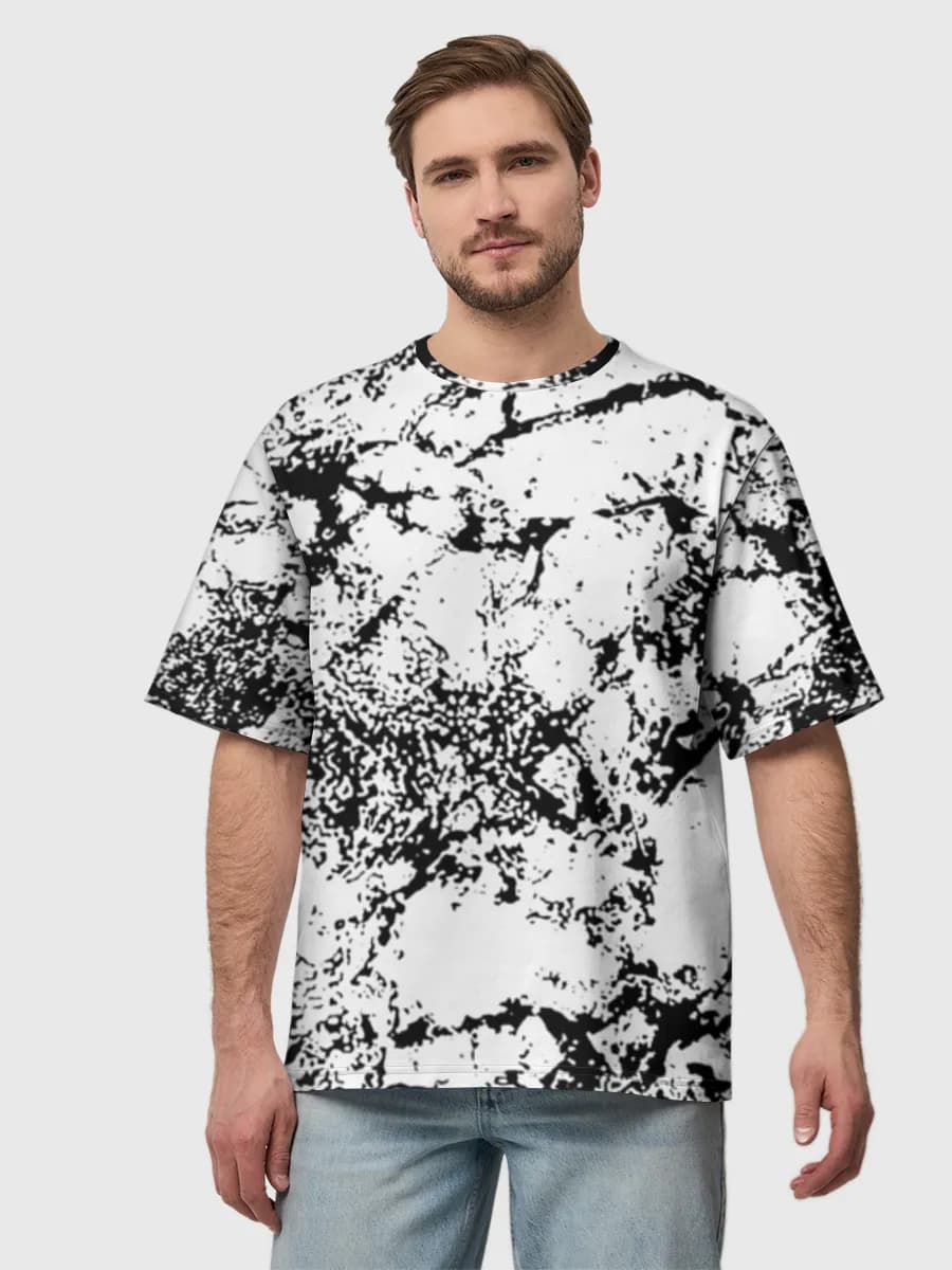 Men's oversized cotton T-shirt