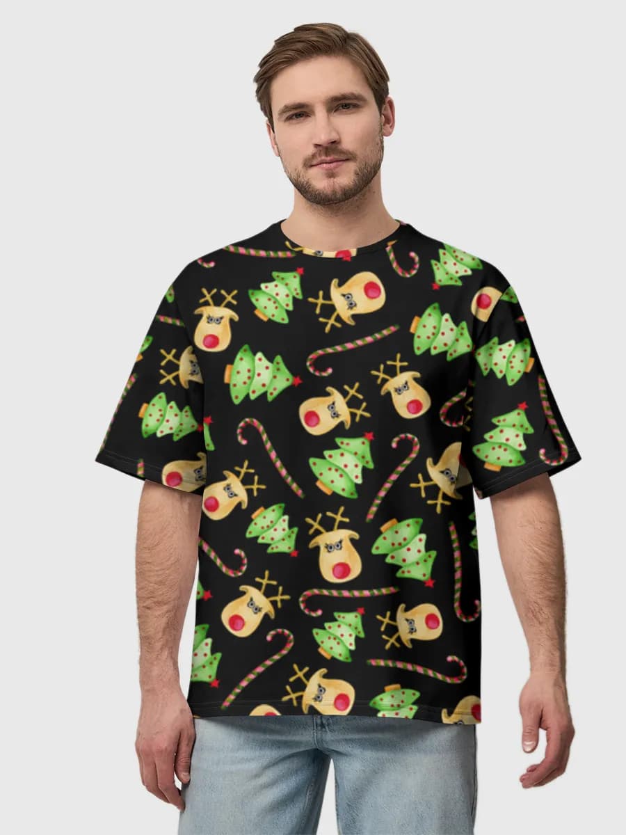 Men's oversized cotton T-shirt