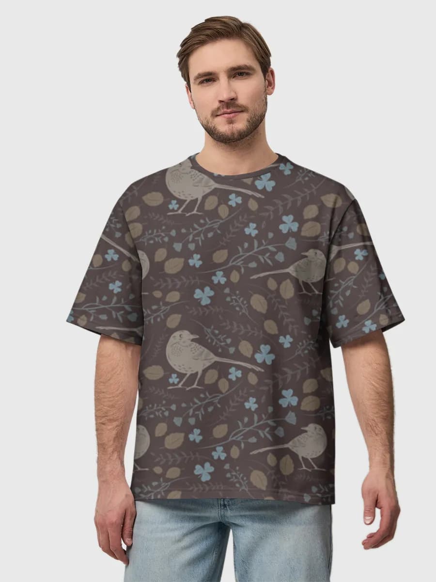 Men's oversized cotton T-shirt