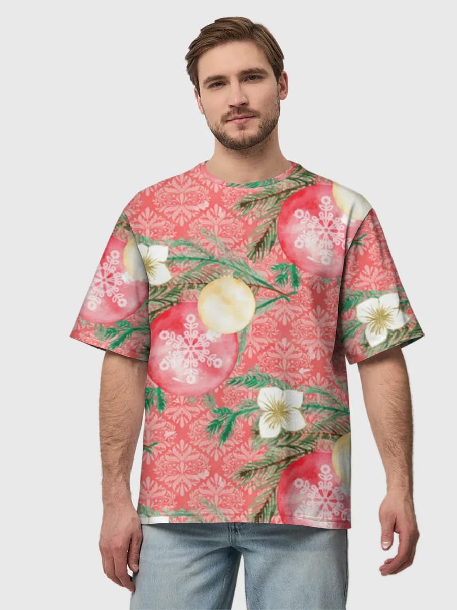 Men's oversized cotton T-shirt