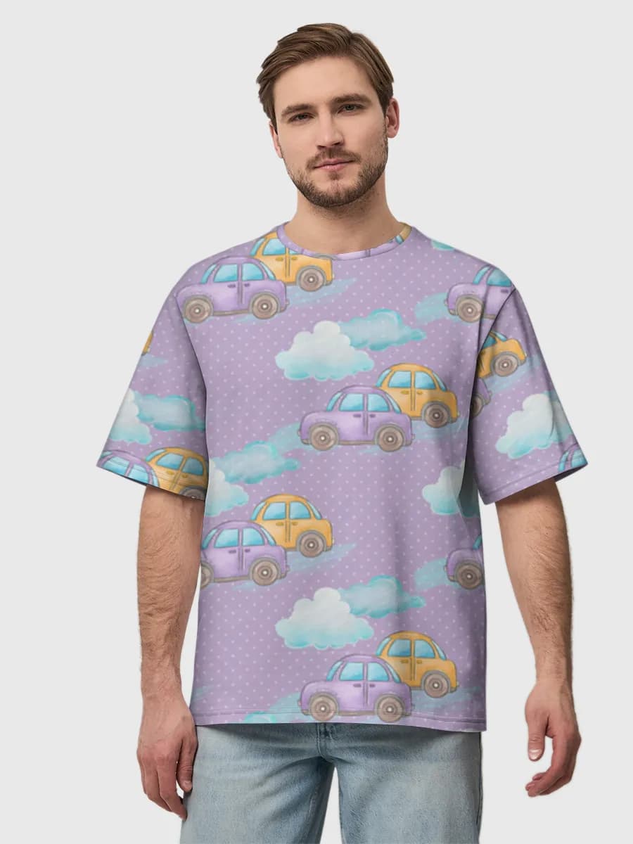 Men's oversized cotton T-shirt