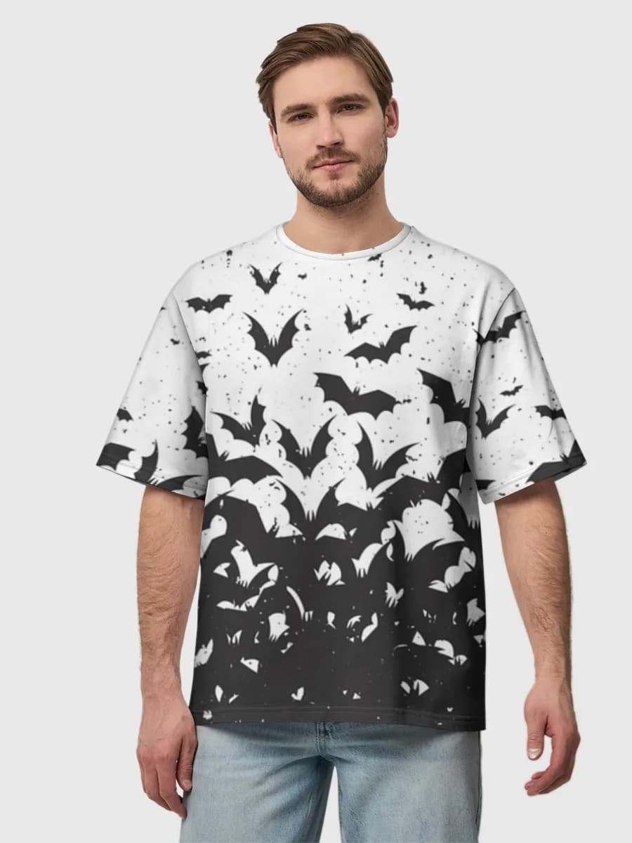 Men's oversized cotton T-shirt
