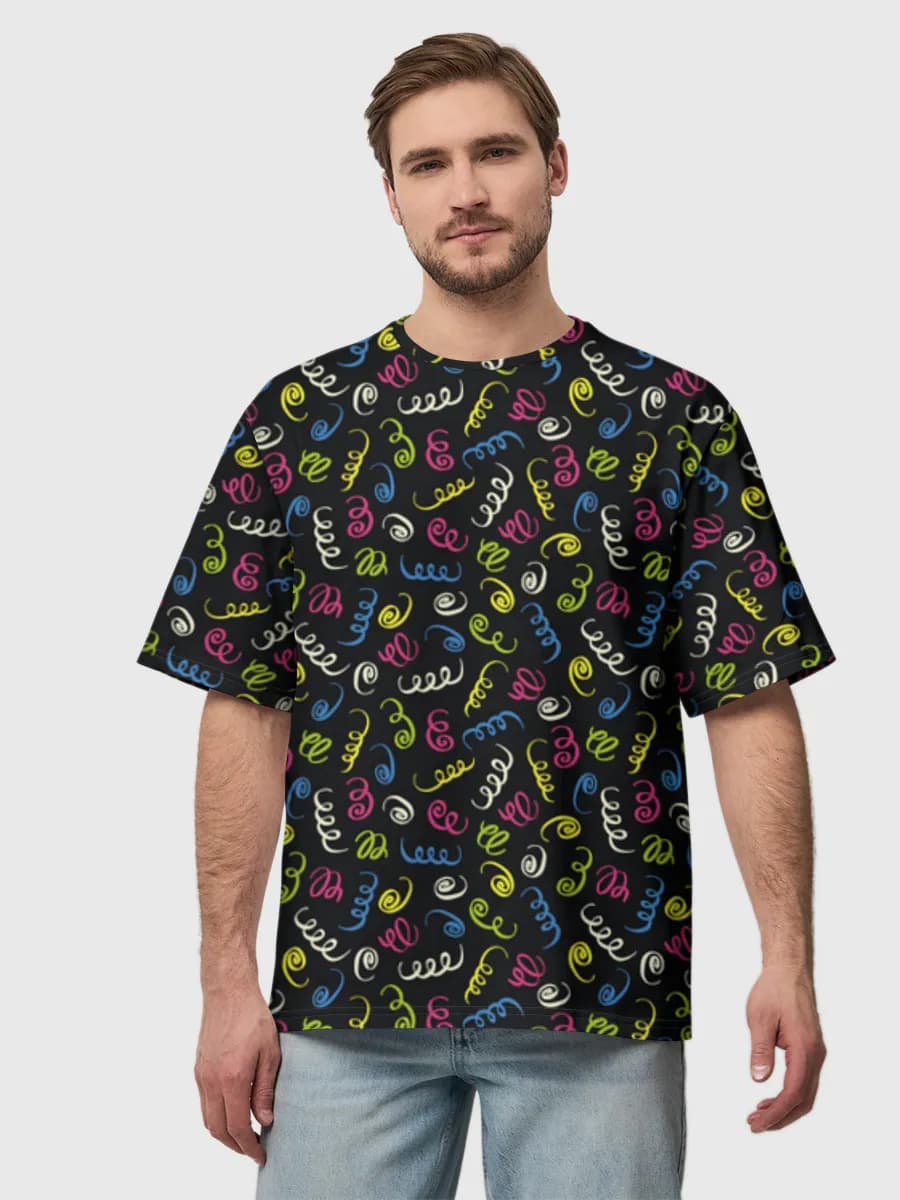 Men's oversized cotton T-shirt