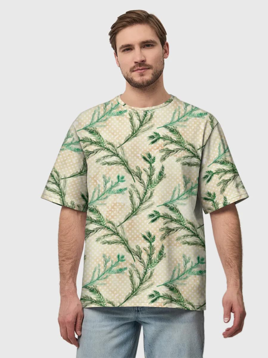 Men's oversized cotton T-shirt