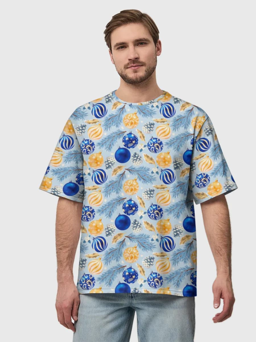 Men's oversized cotton T-shirt