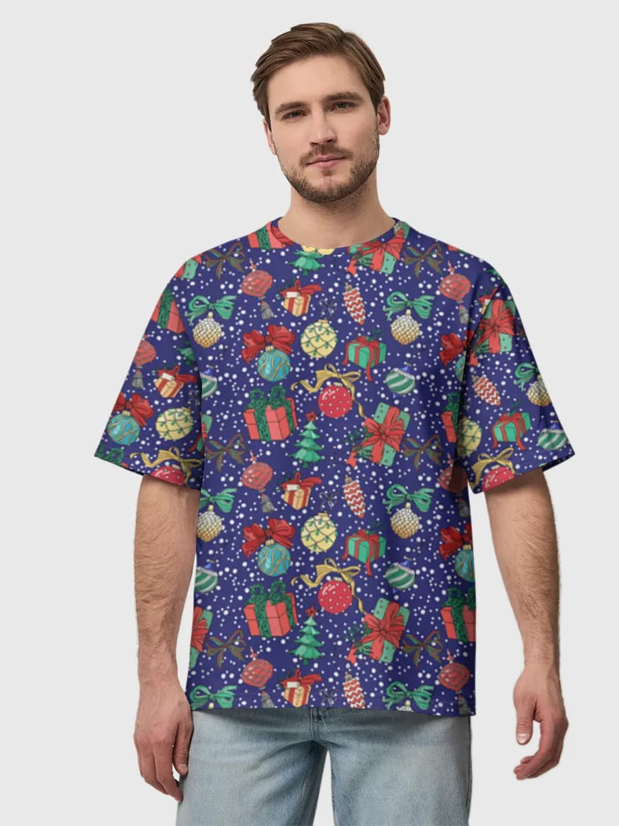 Men's oversized cotton T-shirt