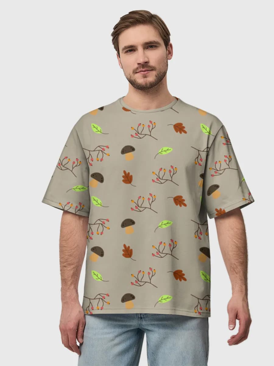 Men's oversized cotton T-shirt