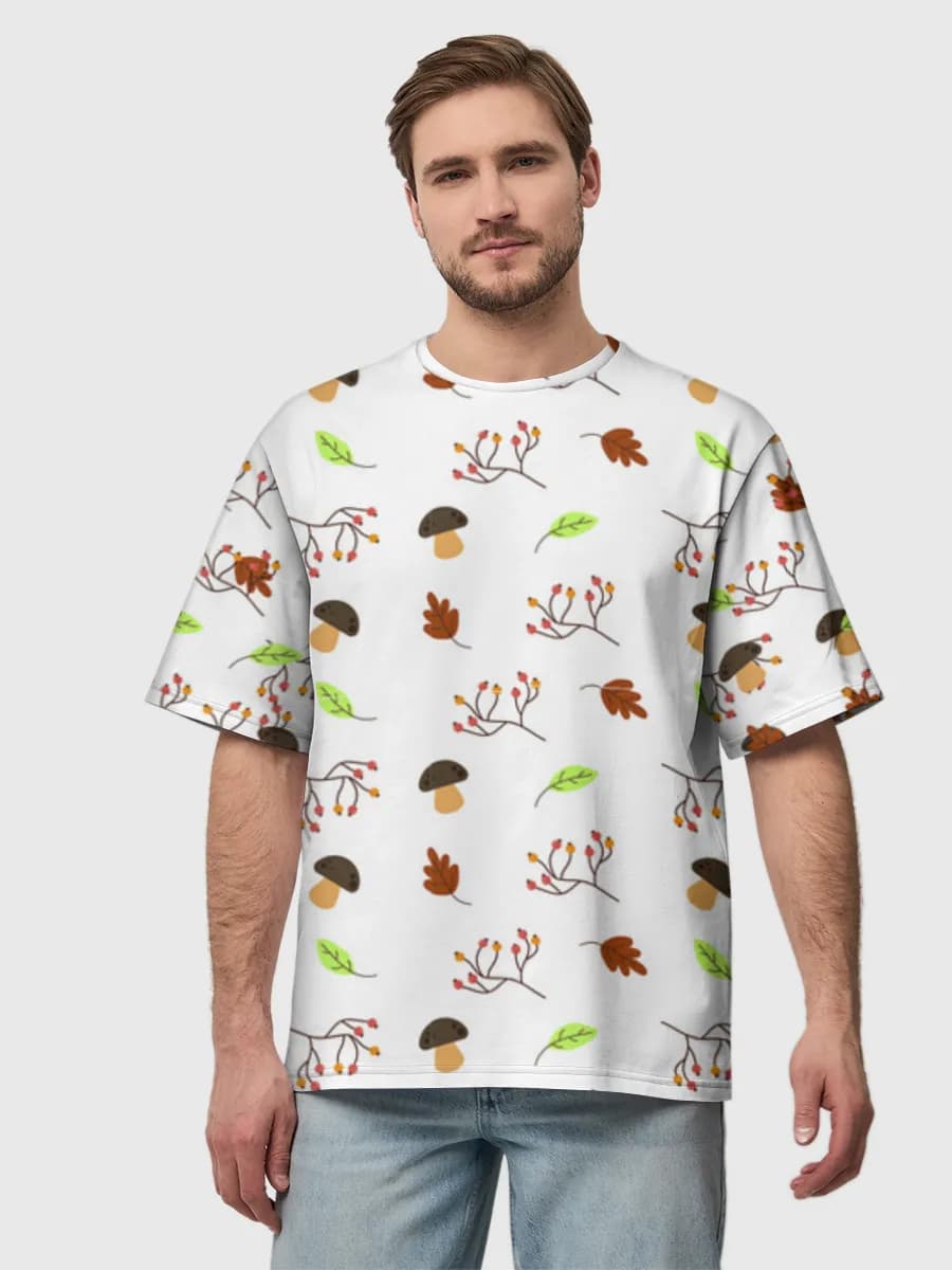 Men's oversized cotton T-shirt