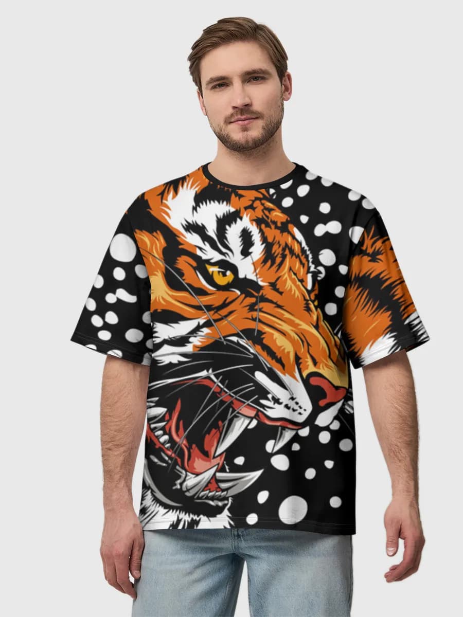 Men's oversized cotton T-shirt