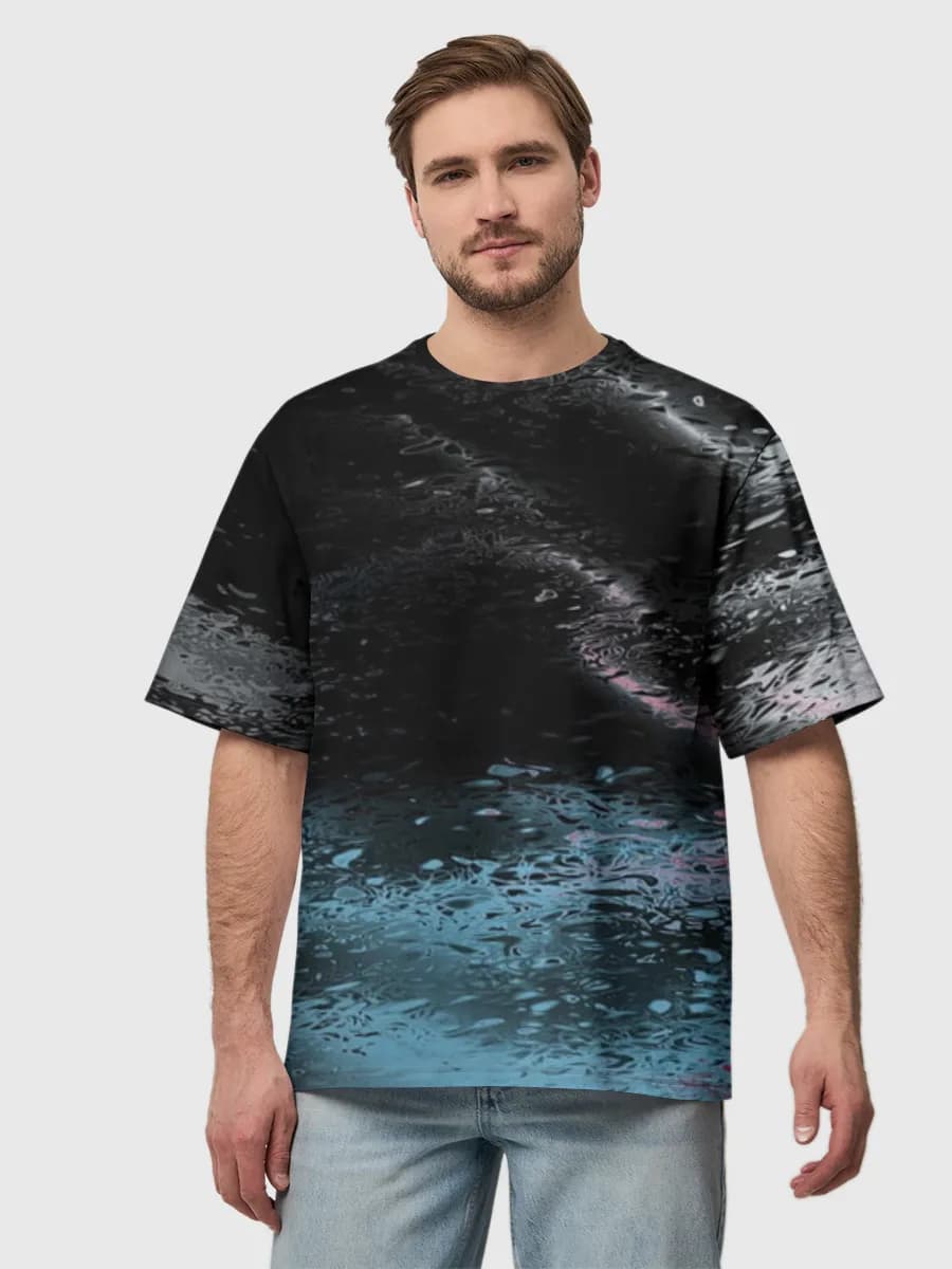Men's oversized cotton T-shirt