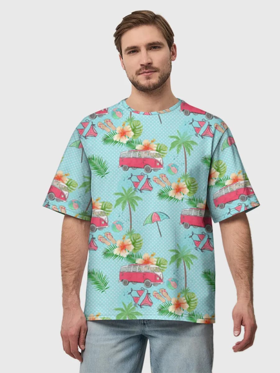 Men's oversized cotton T-shirt